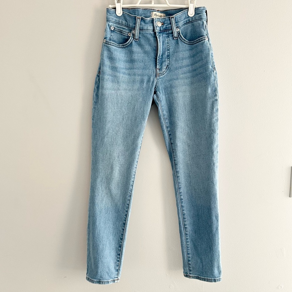 Madewell The Mid-Rise Perfect Vintage Jeans Cotton Hemp Blend Denim Size 25